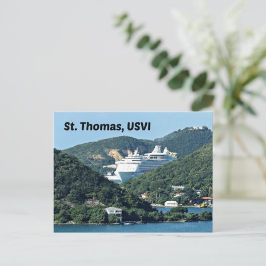 St. Thomas Briefkaart (Staand voorkant)