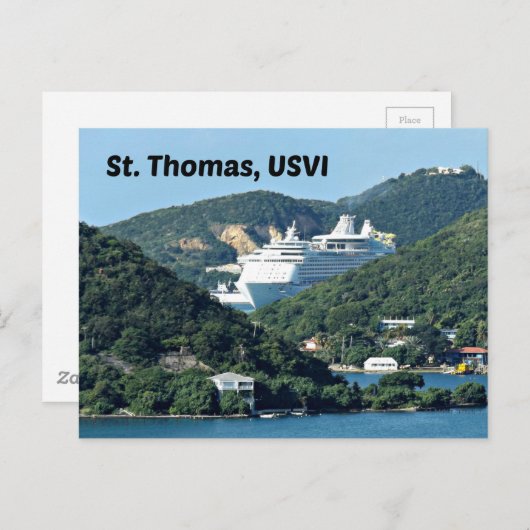 St. Thomas Briefkaart (Voorkant / Achterkant)