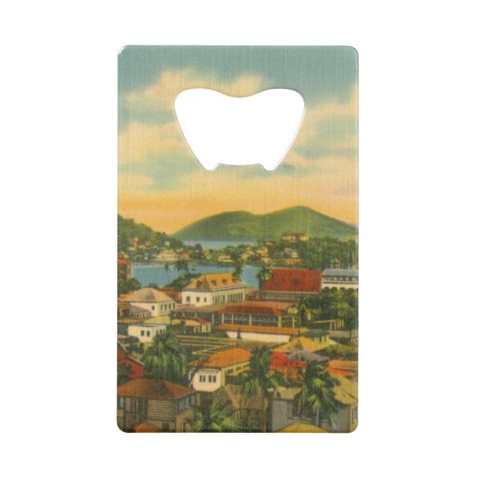 St Thomas Creditkaart Flessenopener (Voorkant)