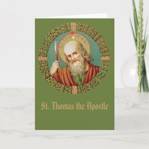 St. Thomas de Apostel (JMAS12) Lege Groet Kaart