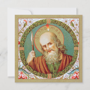 St. Thomas de Apostel (JMAS12) Lege Wenskaart