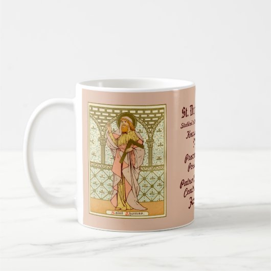 St. Thomas de apostel (RLS 18) Koffie Mok 2a (Links)