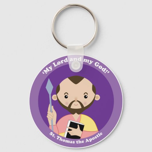 St. Thomas de Apostle Sleutelhanger (Voorkant)