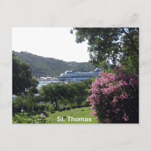 St. Thomas en Cruise Ship Briefkaart