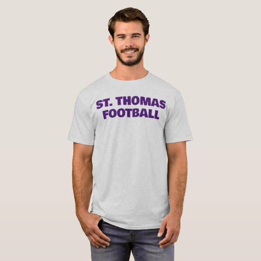 St. Thomas Football T-shirt (Voorkant volledig)
