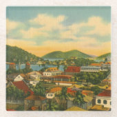 St Thomas Glazen Onderzetter (Voorkant)