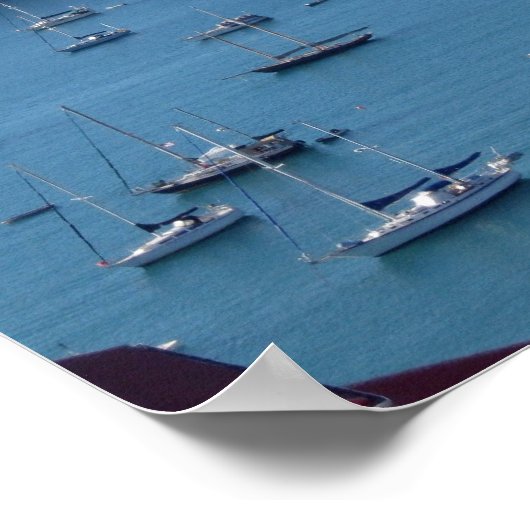 St.Thomas Harbour Poster (Hoek)
