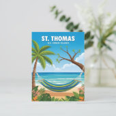 St. Thomas Maagdeneilanden Briefkaart (Staand voorkant)