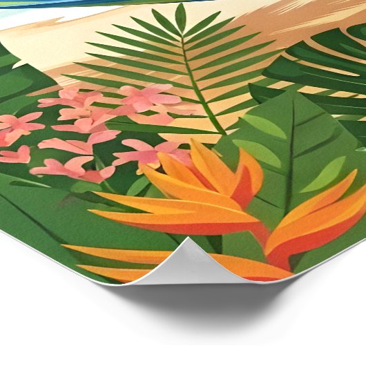 St. Thomas Maagdeneilanden Poster (Hoek)