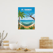 St. Thomas Maagdeneilanden Poster (Keuken)