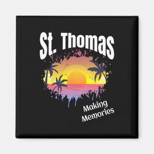 St Thomas maken herinneringen bijpassende familie Magneet