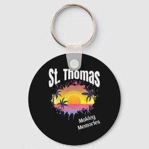 St Thomas maken herinneringen bijpassende familie Sleutelhanger