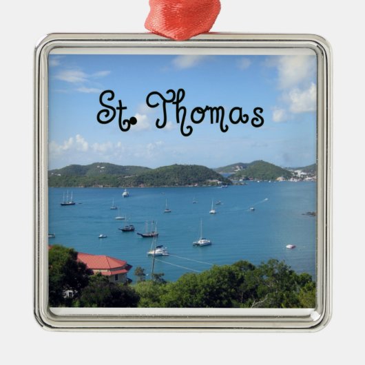 St. Thomas Metalen Ornament (Voorkant)