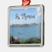 St. Thomas Metalen Ornament (Links)