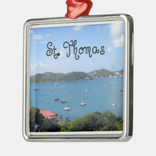 St. Thomas Metalen Ornament (Links)