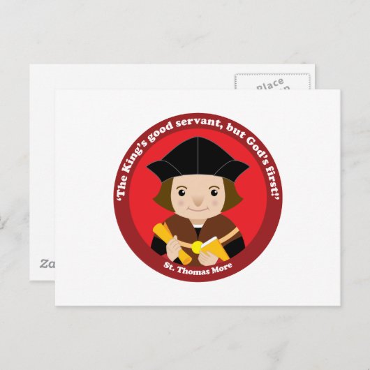 St. Thomas More Briefkaart (Voorkant / Achterkant)