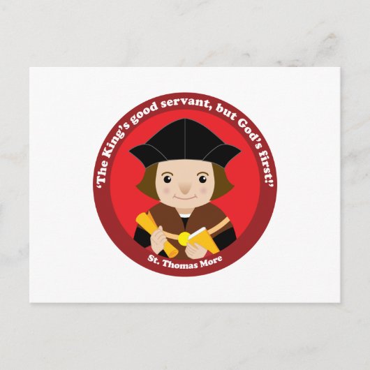 St. Thomas More Briefkaart (Voorkant)