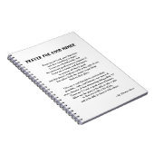 St. Thomas More Prayer for Good Humor Notitieboek (Rechterzijde)