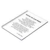 St. Thomas More Prayer for Good Humor Notitieboek (Linkerzijde)