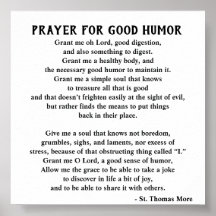 St. Thomas More Prayer for Good Humor