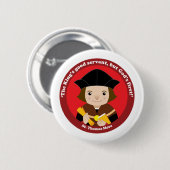 St. Thomas More Ronde Button 5,7 Cm (Voorkant /achterkant)