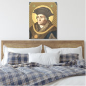 St. Thomas More (SAU 026) 18"x24" Canvas Afdruk (Insitu (Slaapkamer))
