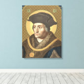 St. Thomas More (SAU 026) 18"x24" Canvas Afdruk (Insitu (Houten vloer))