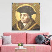 St. Thomas More (SAU 026) 24"x24" Canvas Afdruk (Insitu (Woonkamer))
