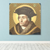 St. Thomas More (SAU 026) 24"x24" Canvas Afdruk (Insitu (Houten vloer))