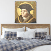 St. Thomas More (SAU 026) 24"x24" Canvas Afdruk (Insitu (Slaapkamer))