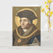 St. Thomas More (SAU 026) Blank Wenskaart 2 Kaart (Gele Bloem)