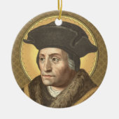 St. Thomas More (SAU 026) Circular Keramisch Ornament (Voorkant)