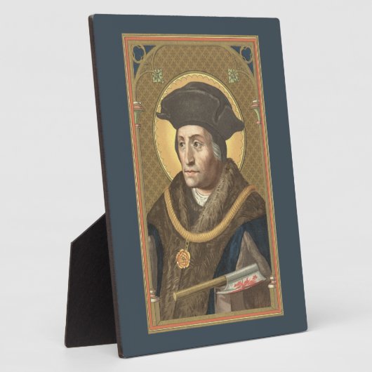 St. Thomas More (SAU 026) Plaque 1 8 x 10" Fotoplaat (Zijkant)