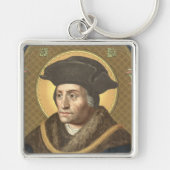St. Thomas More (SAU 026) Premium Metal Sleutelhanger (Voorkant)