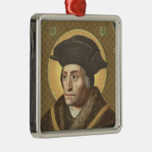 St. Thomas More (SAU 026) Premium Square Metalen Ornament (Rechts)