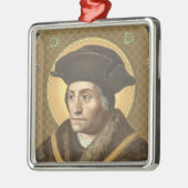 St. Thomas More (SAU 026) Premium Square Metalen Ornament (Links)