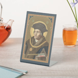 St. Thomas More (SAU 026) Reclamebord Met Voetstuk