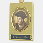 St. Thomas More (SAU 026) Verguld Banner Ornament (Links)