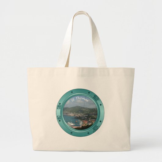 St Thomas Porthole Grote Tote Bag (Voorkant)