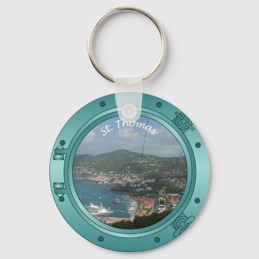 St Thomas Porthole Sleutelhanger (Voorkant)