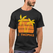 St. Thomas Retro T-shirt (Voorkant)