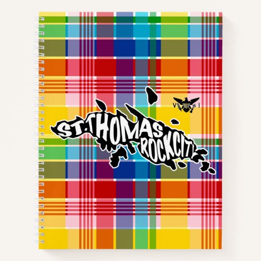 St. Thomas, Rock City, VS Maagdeneilanden, Madras Notitieboek (Voorkant)