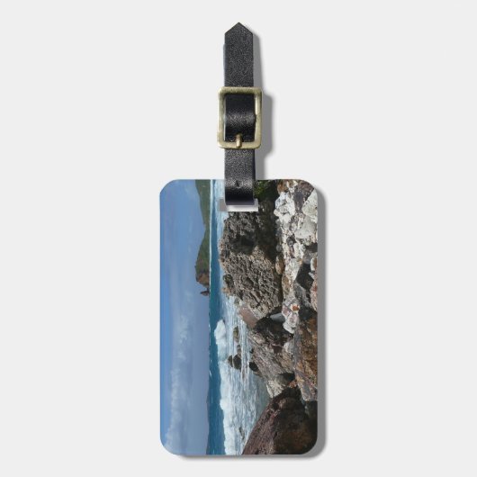 St. Thomas Rocky Beach Bagagelabel (Voorkant verticaal)