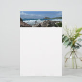 St. Thomas Rocky Beach Briefpapier (Staand voorkant)