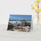 St. Thomas Rocky Beach Kaart (Gele Bloem)