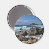 St. Thomas Rocky Beach Magneet (Voorkant / Achterkant)