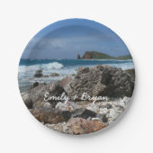 St. Thomas Rocky Beach Papieren Bordje (Voorkant)