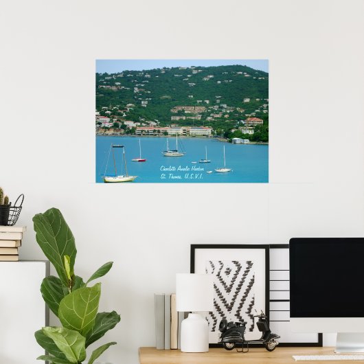 St. Thomas Sailbots Poster (Thuiskantoor)