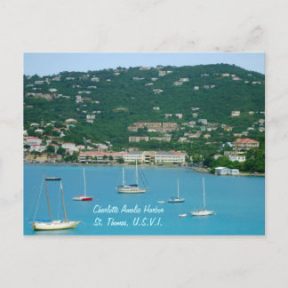 St. Thomas Sailships, aangepast Briefkaart
