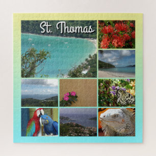 St. Thomas - Schilderachtig Foto Collage 6115 Legpuzzel